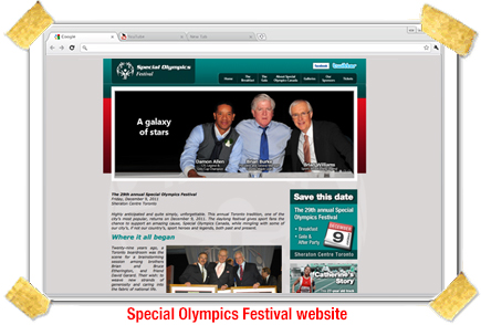Special Olympics Website
