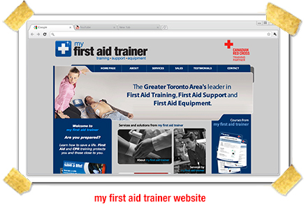 MyFirstAidTrainer Website